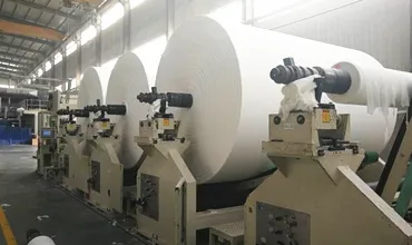 Soft and premium mother paper roll showcasing texture and quality