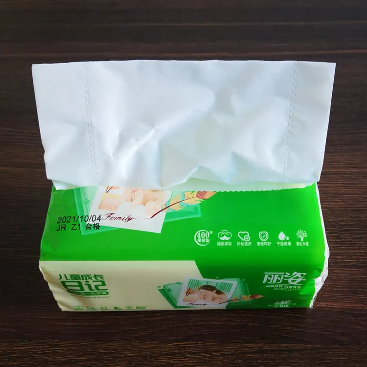 High-quality soft facial tissue pack for personal use