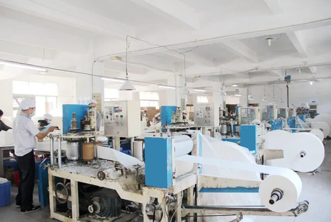 Detailed overview of the toilet paper manufacturing steps.