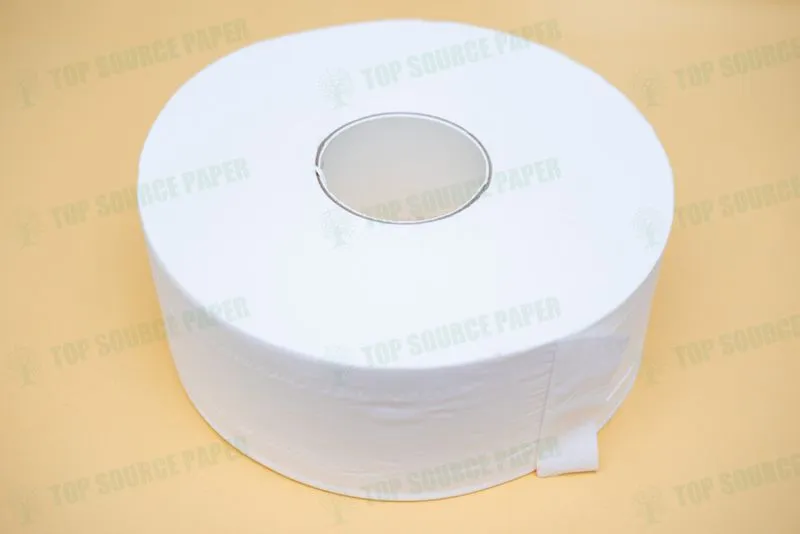 Jumbo rolls of toilet tissue for commercial use