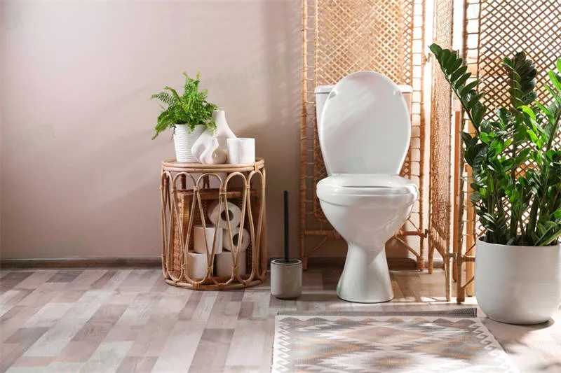A premium quality toilet paper roll ready for use