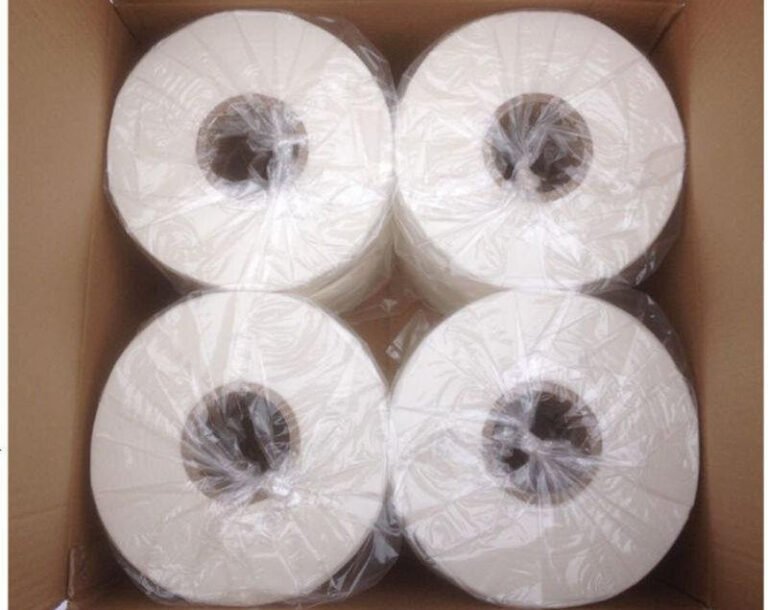 commercial jumbo toilet paper roll, high-capacity virgin pulp restroom tissue - Top Source Paper