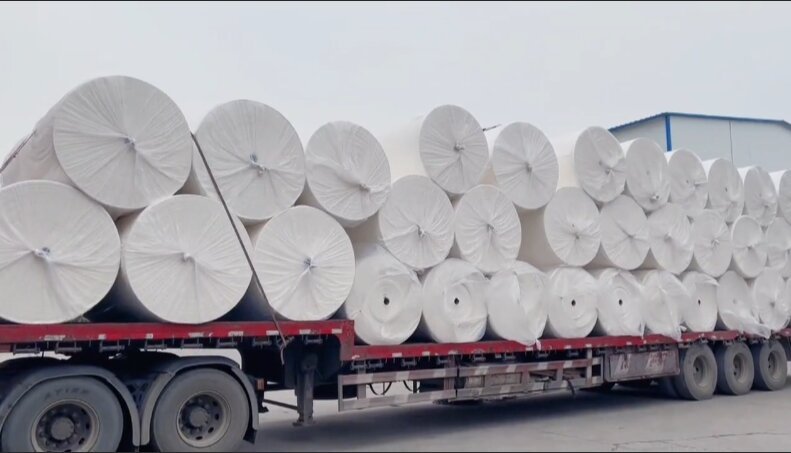Seal-inspected filmed parent roll dispatch set