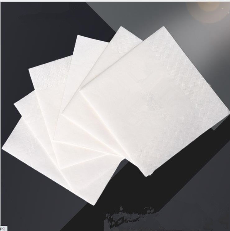 Virgin wood pulp restaurant dinner napkins, custom printed
