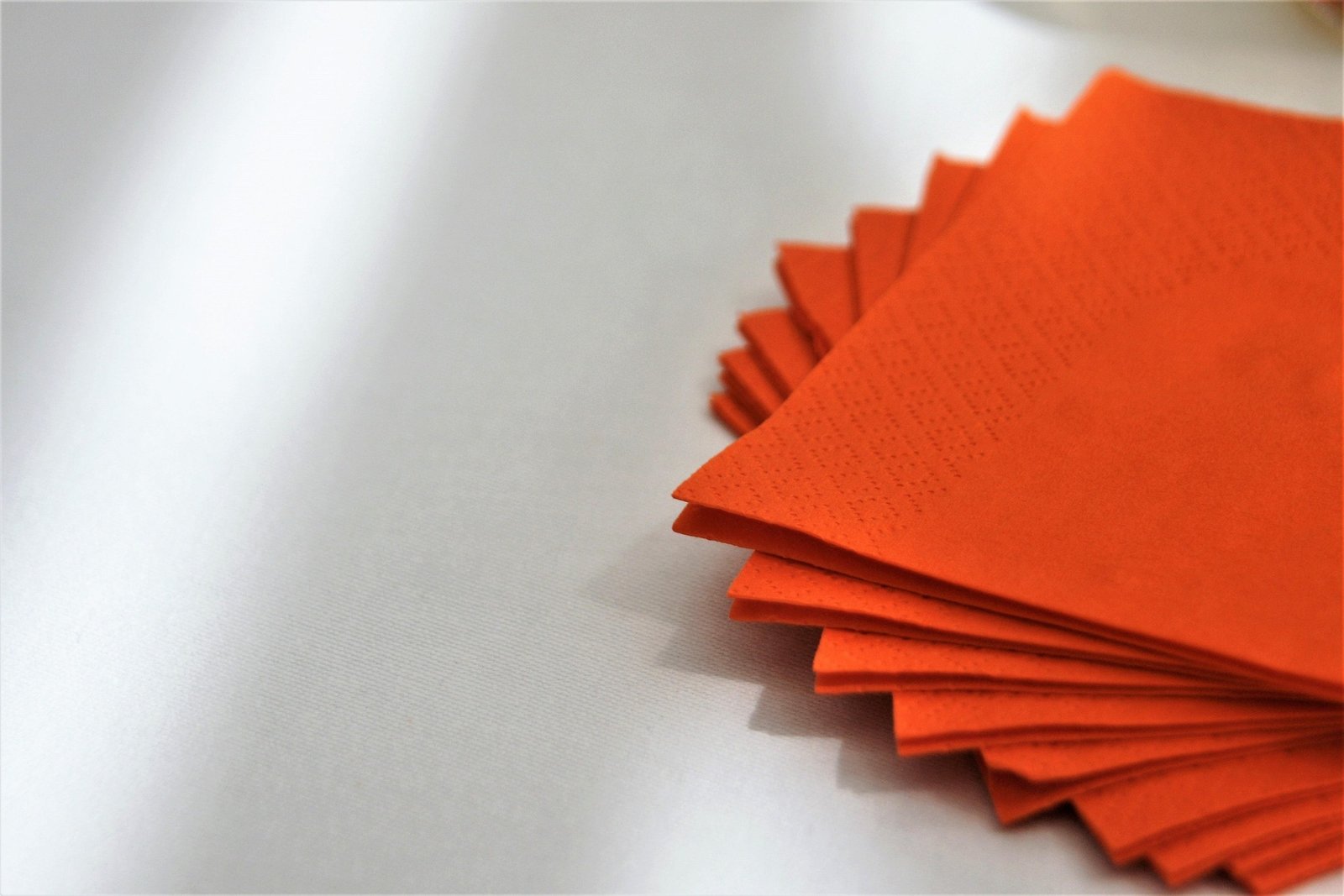 Printed logo napkin with 1-4 color water-based ink