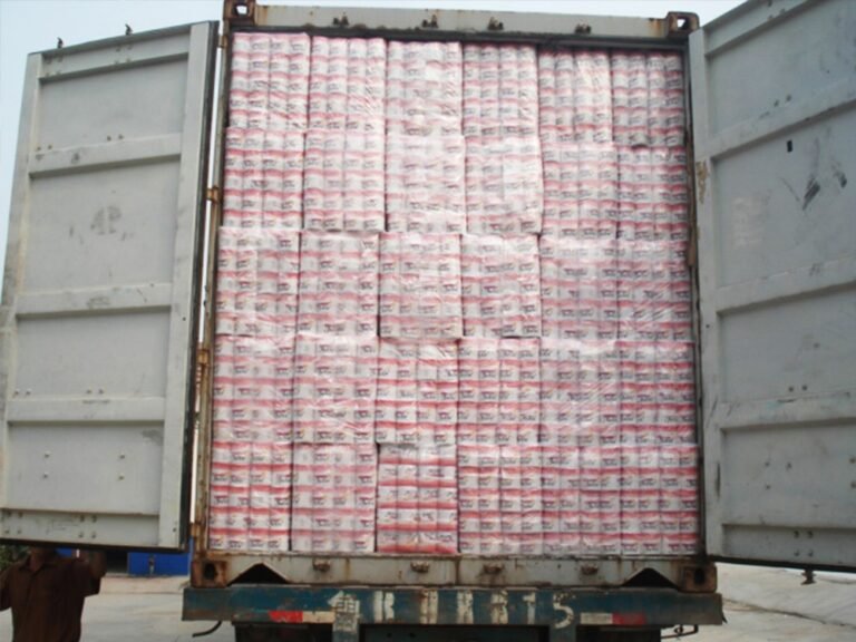 20GP/40HQ container loading of virgin wood pulp tissue paper for export from Top Source Paper