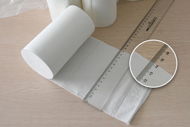 Smooth unembossed toilet paper finish for value channels