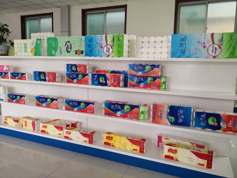 Top Source Paper hygiene paper product showroom display