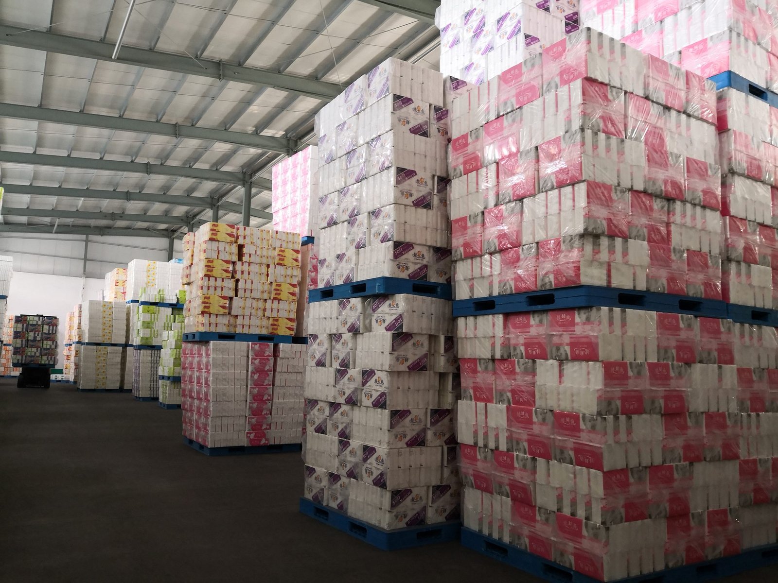 Warehoused tissue stock acting as a store of value during a currency collapse